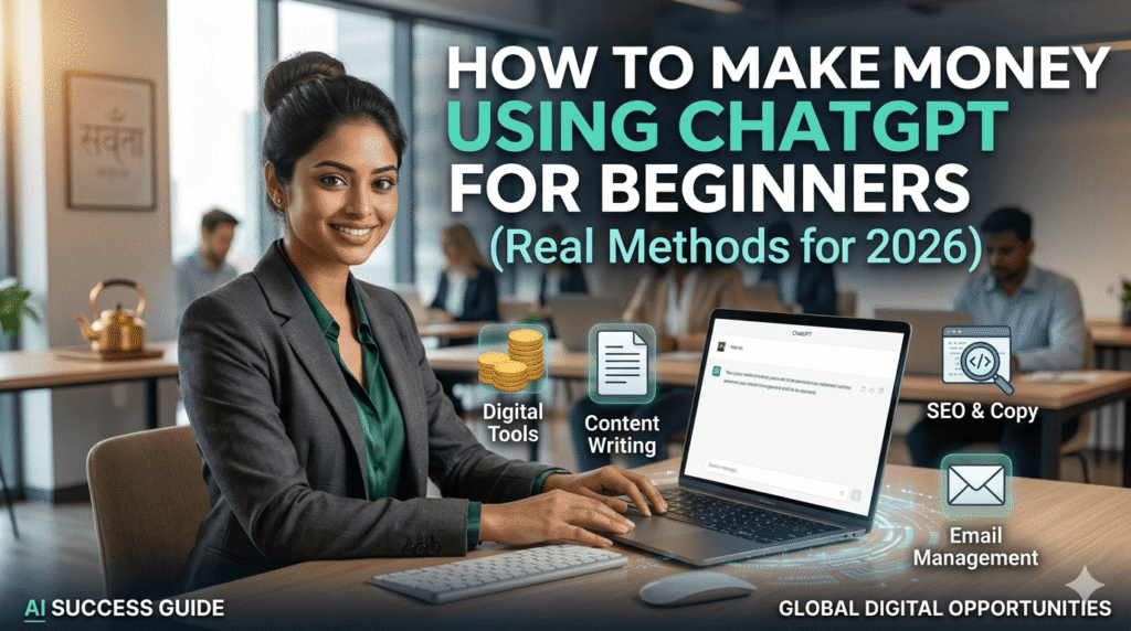how to earn with ChatGPT for beginners