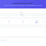 free typing speed test online