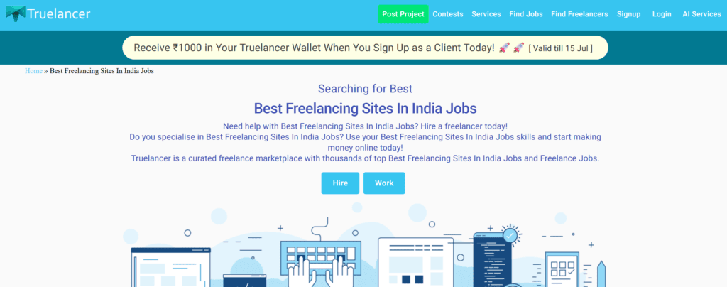 best freelance websites in India